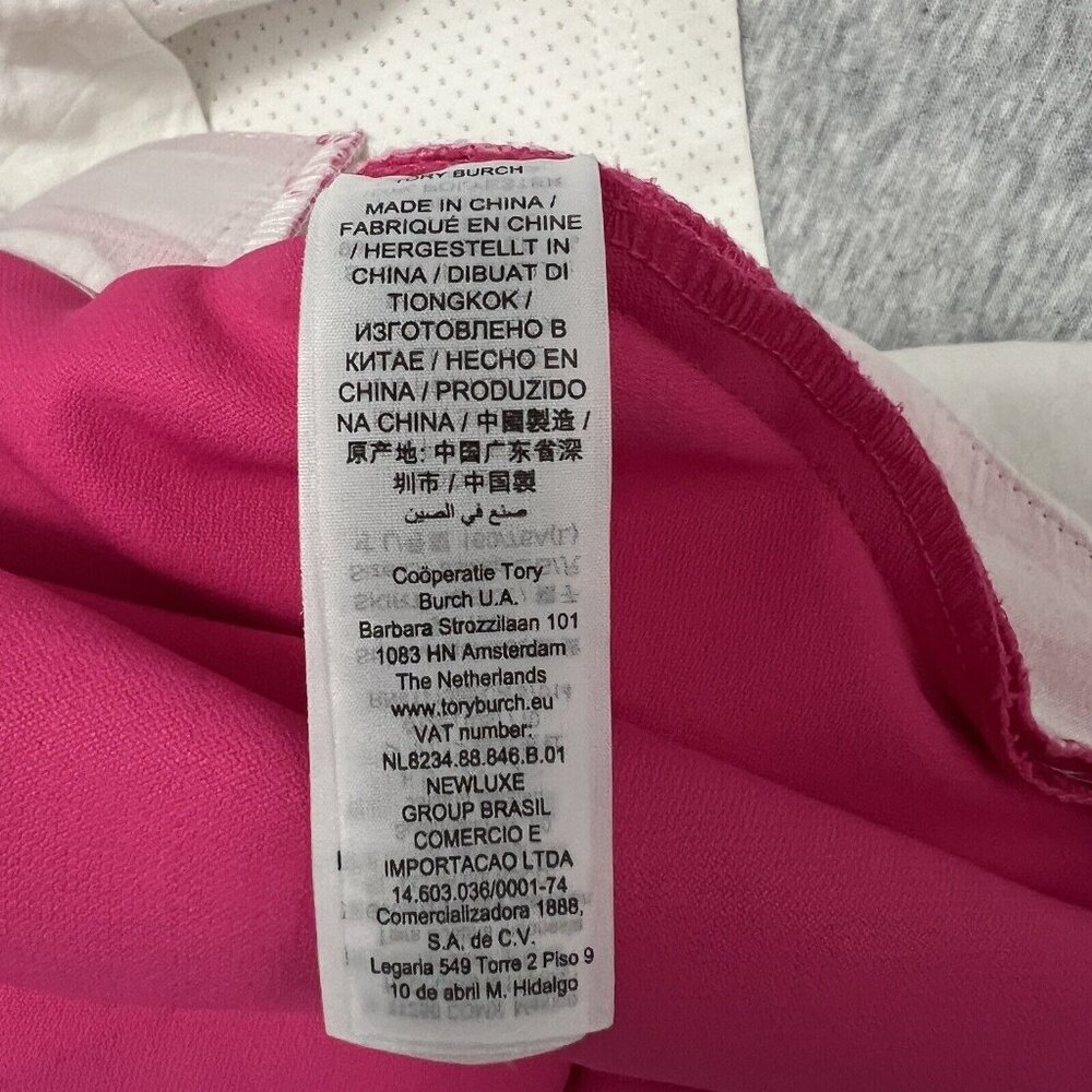 Tory Burch Sport Skirt Womens Large Pink 17" Skort Lined Golf Athleisure Club - Picture 10 of 16